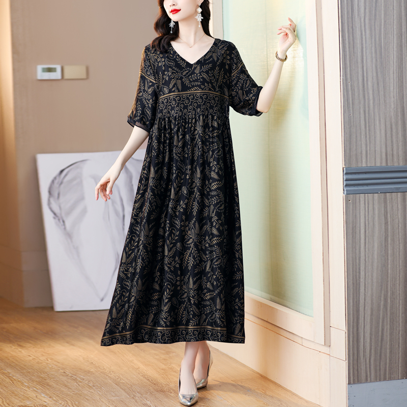 Vintage Fashion Runway - Zuoman Sommer hochwertige gelbe Boho Midi