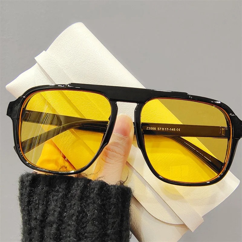 Vintage Fashion Brands - Neue Übergroße Sonnenbrille Klassische Damen-Sportbrille Vintage