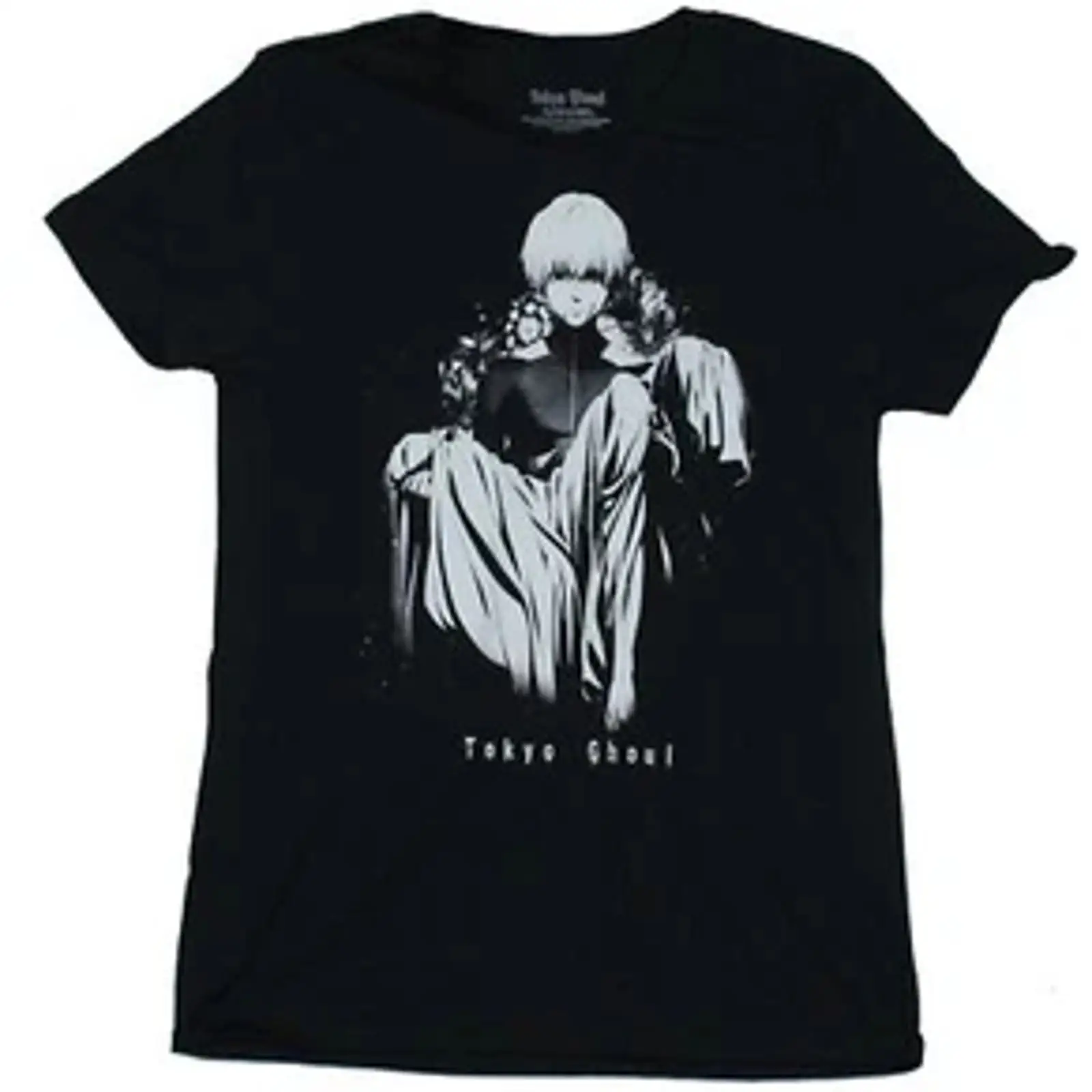 Vintage Fashion Tokyo - Tokyo Ghoul Herren-T-Shirt mit Totenkopf-Motiv, Vintage-Waschung,