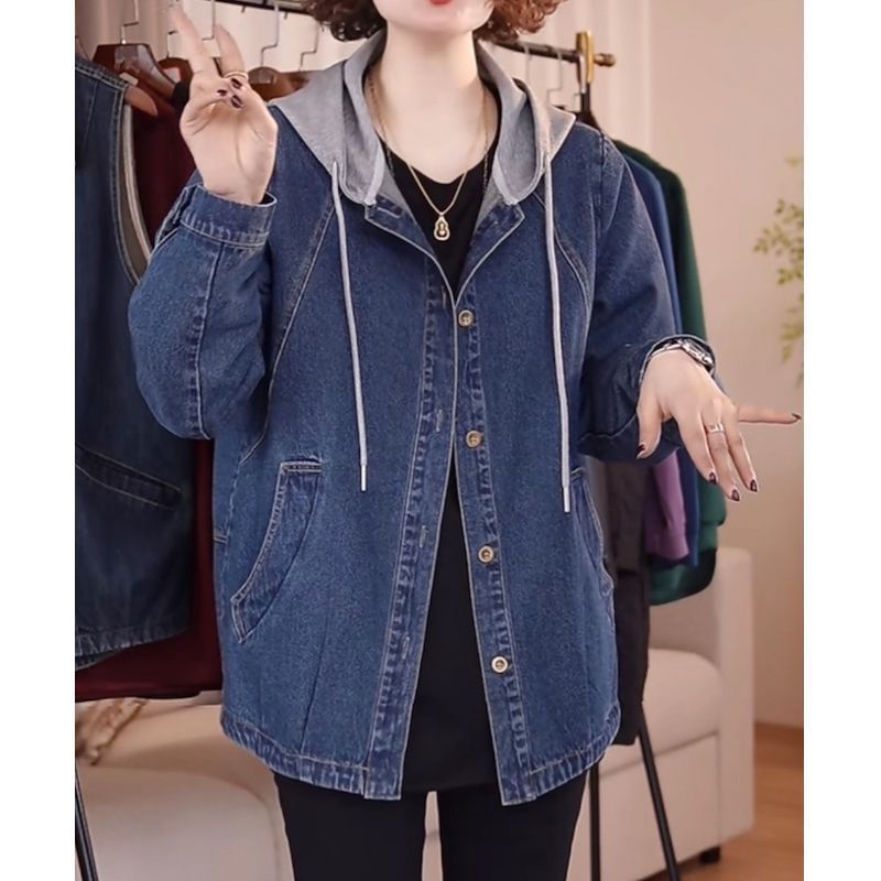 Patchwork Jean Jacket - Europäische Hochwertige Denim-Jacke für Damen Frühling