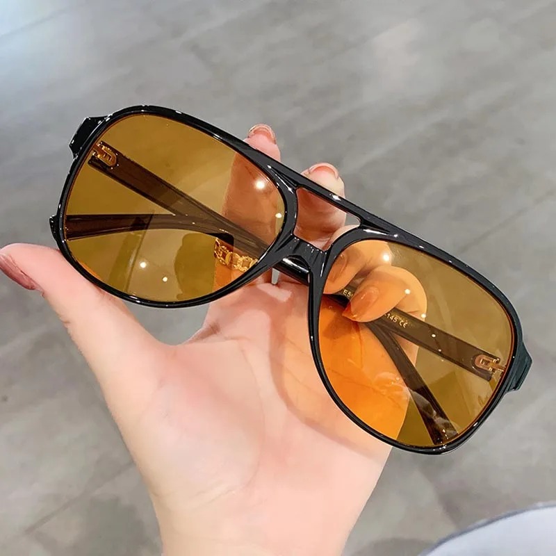 Vintage Fashion Design - Retro-Sonnenbrille für Herren und Damen, großer