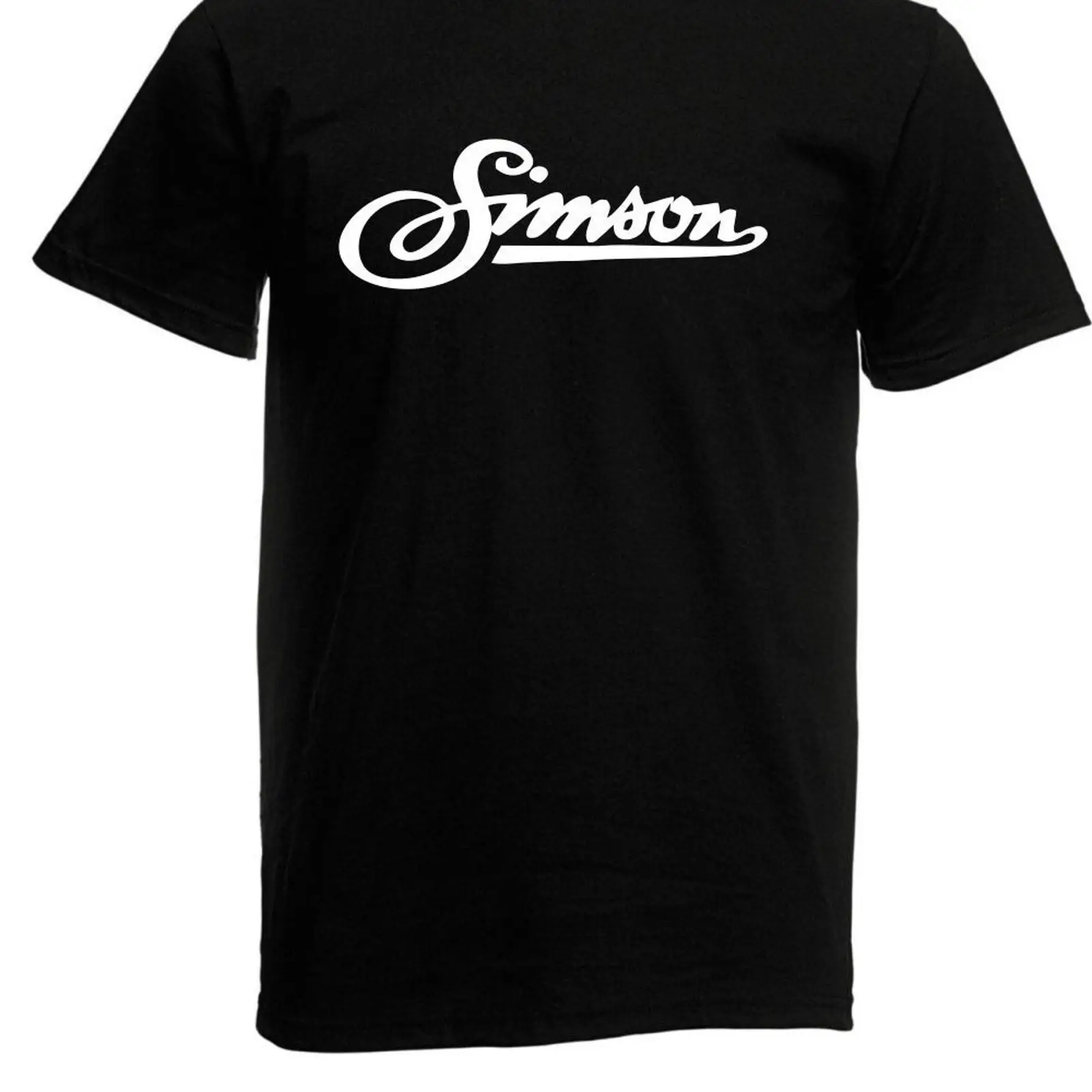 Vintage Fashion Font - T-Shirt mit Simson-Schriftzug im Vintage-Look, gewaschenes