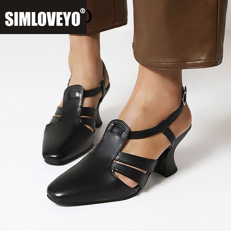 Vintage Fashion Heels - SIMLOVEYO 2025 Modische Alltagssandalen für Damen