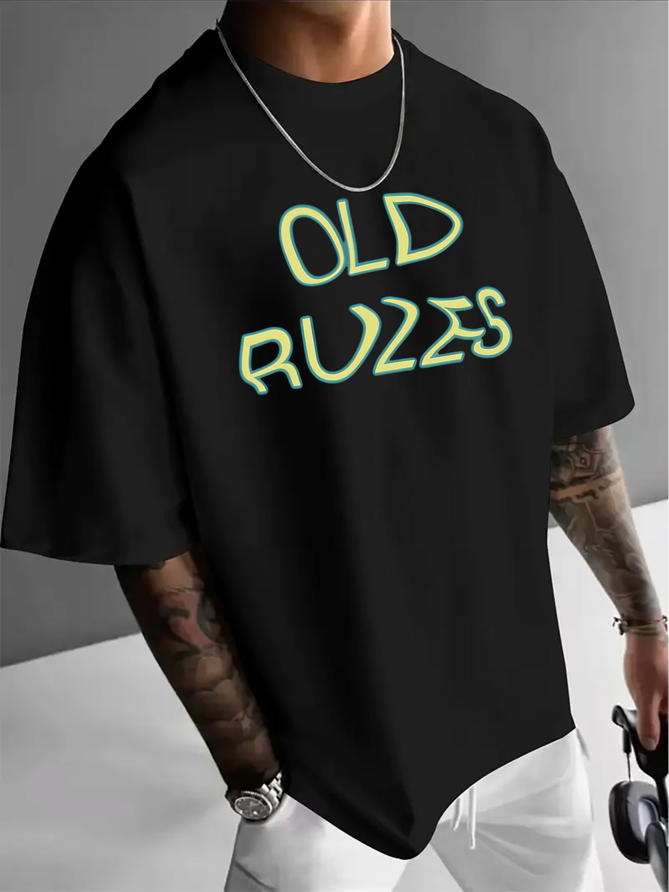 Vintage Fashion Font - Lässiges Herren-T-Shirt mit Vintage Fun Font