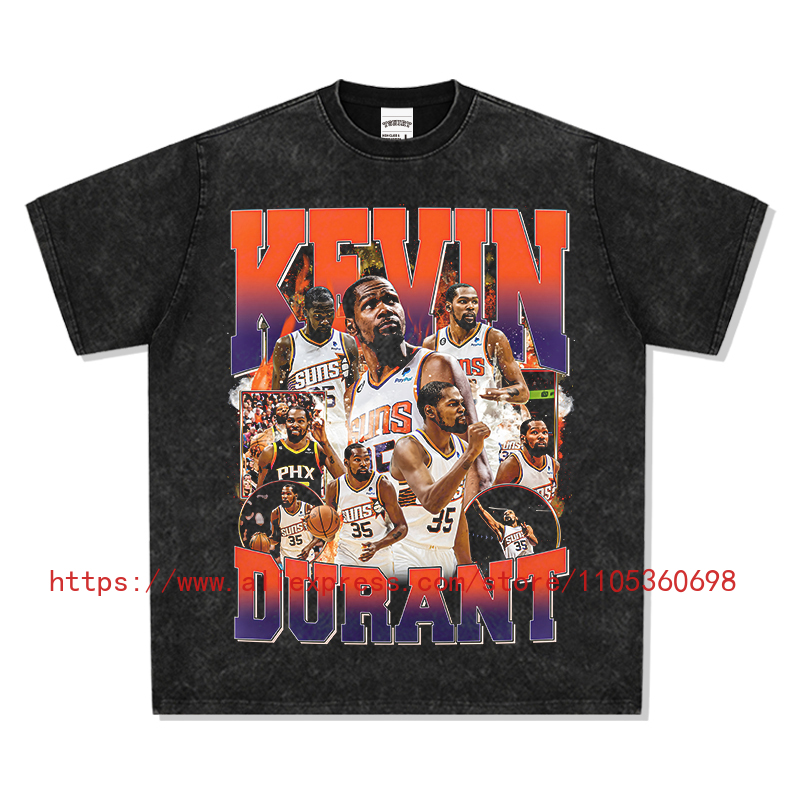 Vintage Fashion Font - Retro Vintage-Stil Durant Farbverlauf-Schrift Kurzarm-Schwergewichts-T-Shirt mit