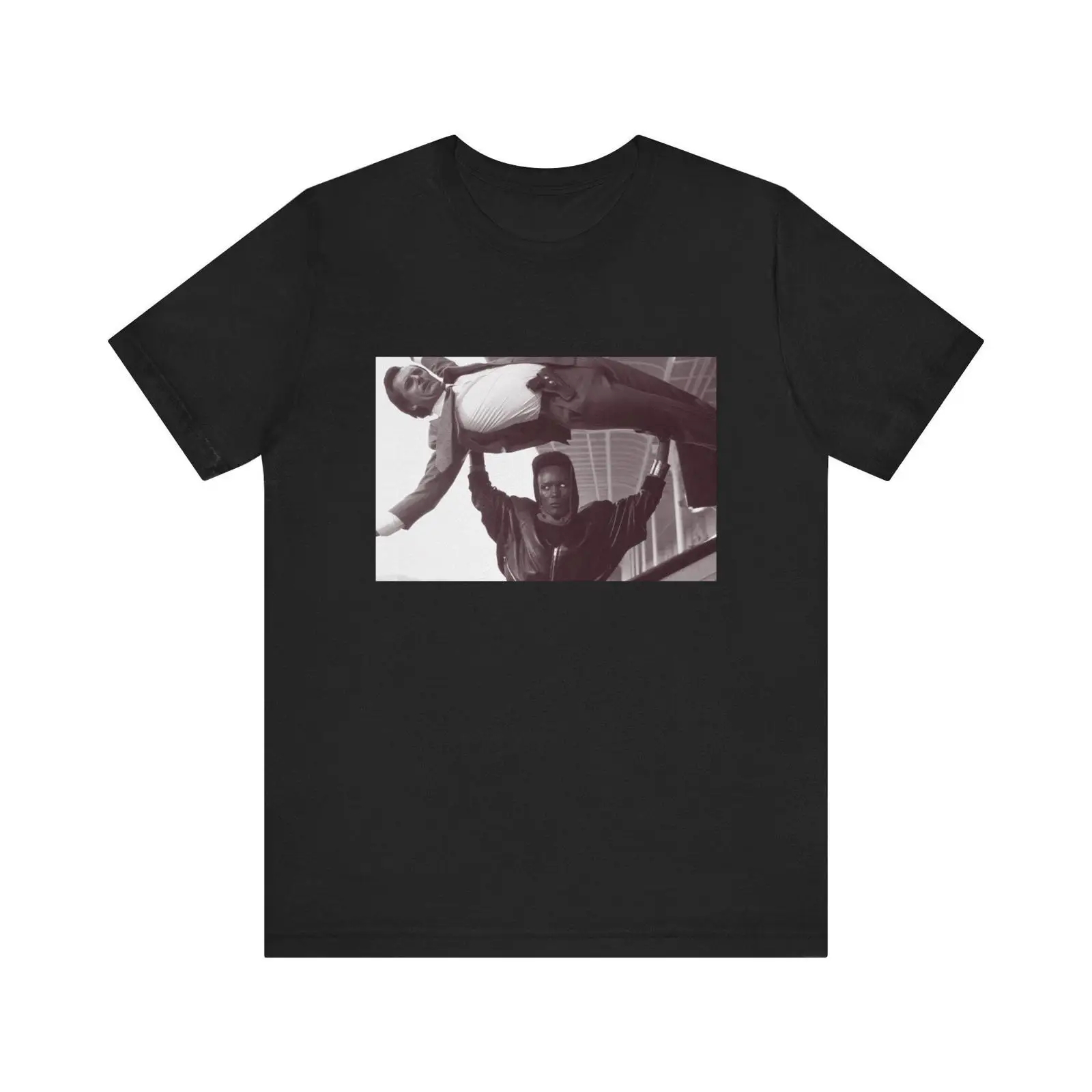 Vintage Fashion Quotes - Grace Jones "Overthrow the Patriarchy" Jersey-T-Shirt