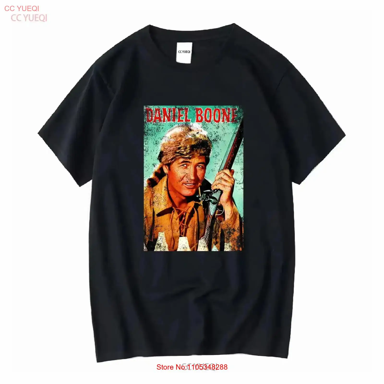 Vintage Fashion Looks - Daniel Boone 60er-Jahre-TV-Serie, Vintage-T-Shirt im abgenutzten