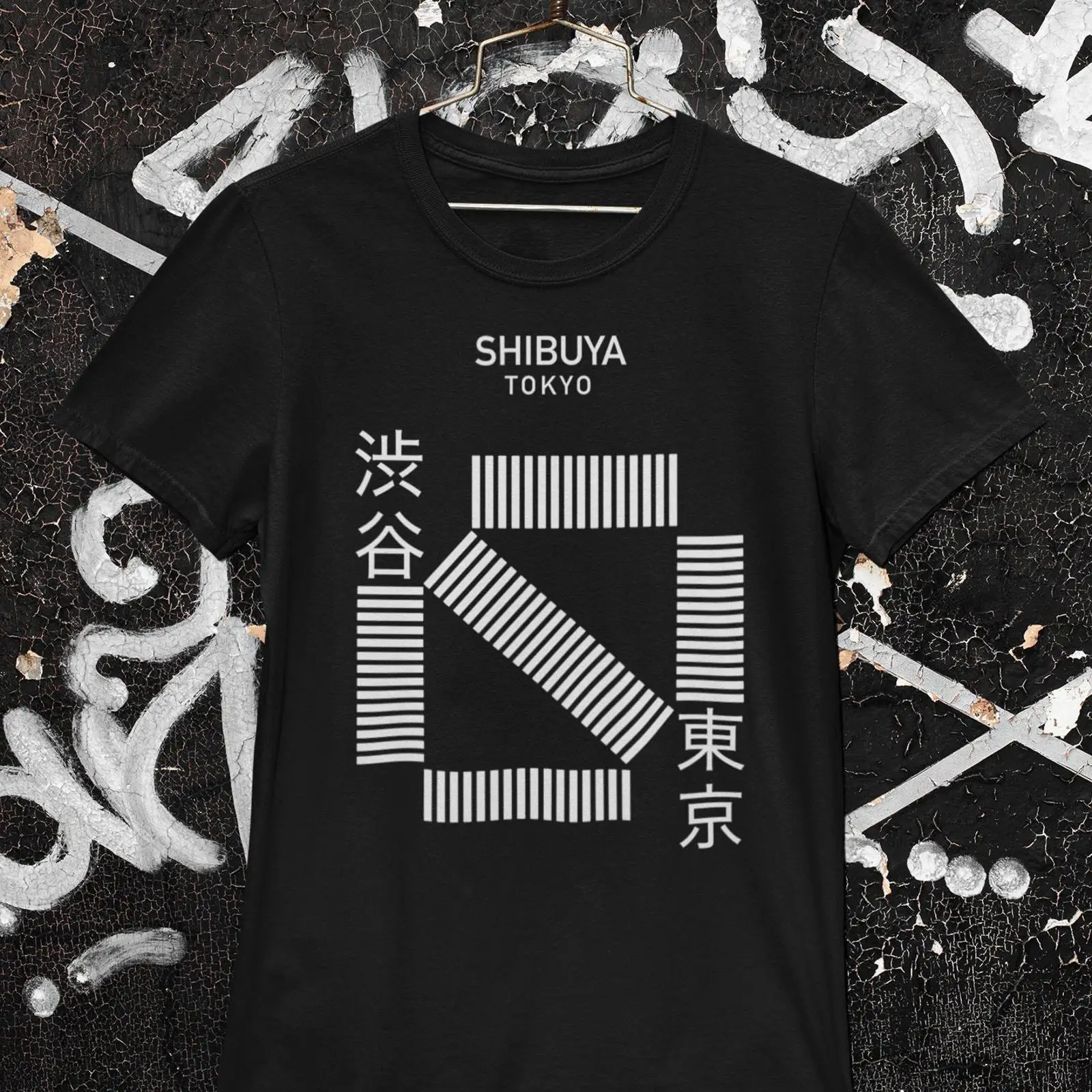Vintage Fashion Tokyo - Japanisches Shibuya Crossing Minimalistisches T-Shirt Tokyo