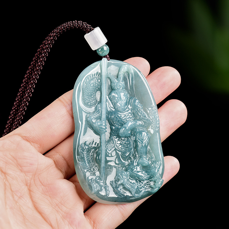 Vintage Fashion Accessories - Burmesische Jade-König-der-Affen-Anhänger-Halskette, Vintage-Luxusgeschenke für Frauen, Modeaccessoires,