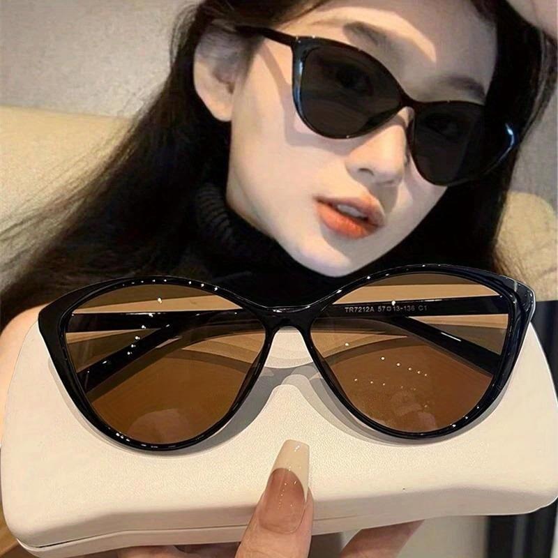Vintage Fashion Glasses - 1 Stück Retro-Rahmen Katzenaugen-Sonnenbrille für Damen