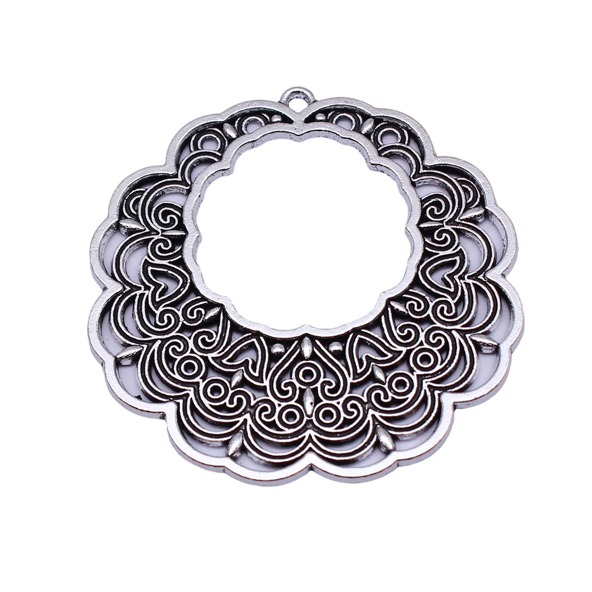 Boho Ethno-Mandala-Anhänger, B – Vintage Fashion Tumblr Bewertung und Preis