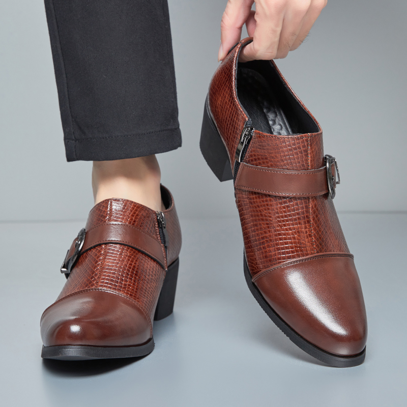 Herren-Lederschuhe mit hohem A – Vintage Fashion Patterns Bewertung und Preis
