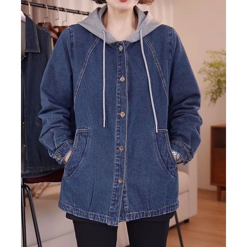Europäische Hochwertige Denim- – Patchwork Jean Jacket Bewertung und Preis