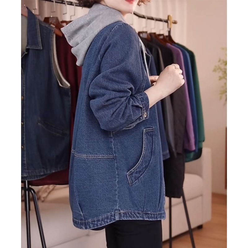 Europäische Hochwertige Denim- – Patchwork Jean Jacket Bewertung und Preis