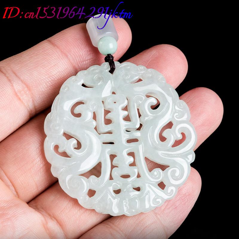 Burmesische Jadeit-Drachen-Anh – Vintage Fashion Accessories Bewertung und Preis