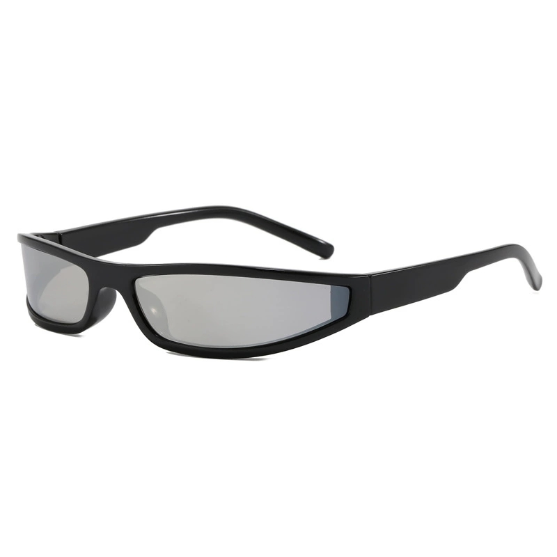 Y2K Schmale Rechteckige Wrap-A – Vintage Fashion Glasses Bewertung und Preis