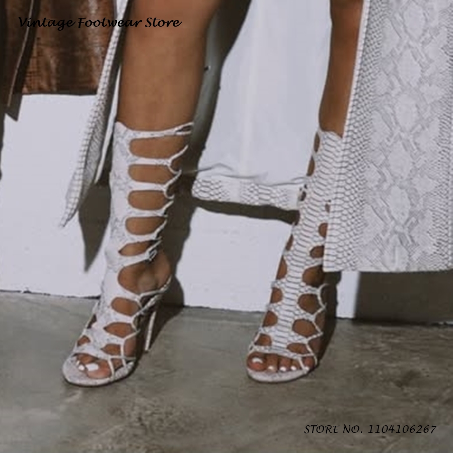Gladiator-Sandalen mit Python- – Vintage Fashion Patterns Bewertung und Preis