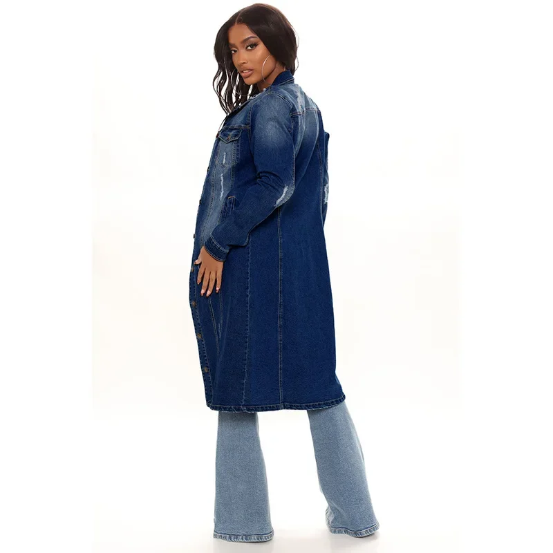Baumwolle Denim Mantel Frauen  – Patchwork Jean Jacket Bewertung und Preis