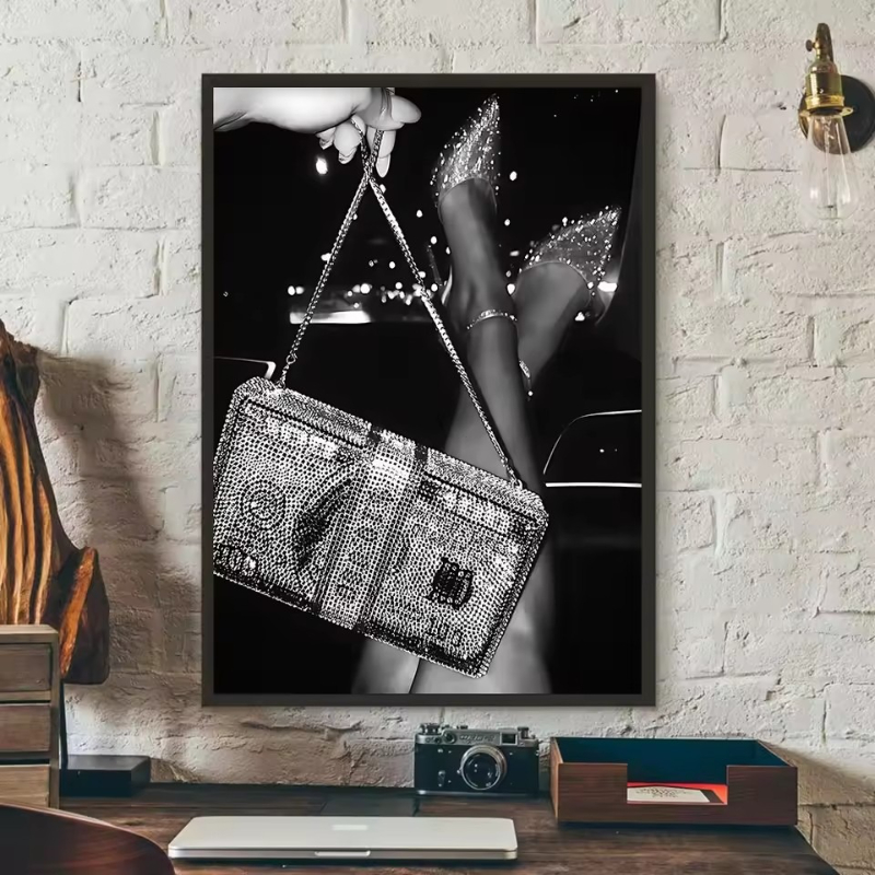 Schwarz und Weiß Mode Vintage  – Vintage Vogue Fashion Poster Bewertung und Preis