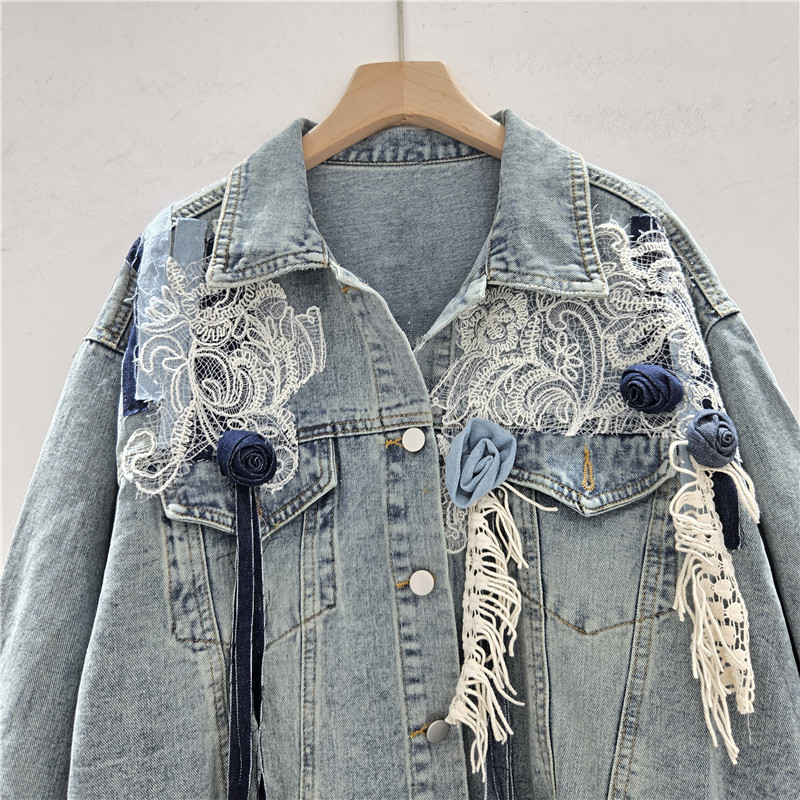SuperAen Herbst 2025, neue Dam – Patchwork Jean Jacket Bewertung und Preis