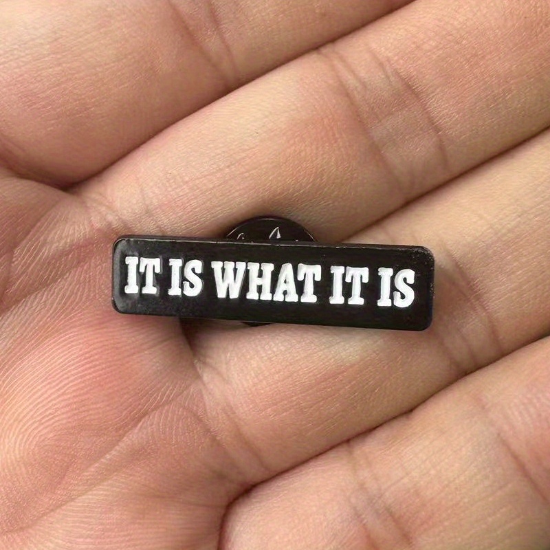 „It Is What It Is“ Buchstaben- – Vintage Fashion Quotes Bewertung und Preis