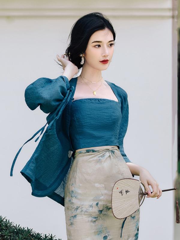 Übergröße Blumenmuster Offener – Vintage Fashion Years Bewertung und Preis