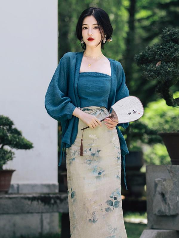 Übergröße Blumenmuster Offener – Vintage Fashion Years Bewertung und Preis