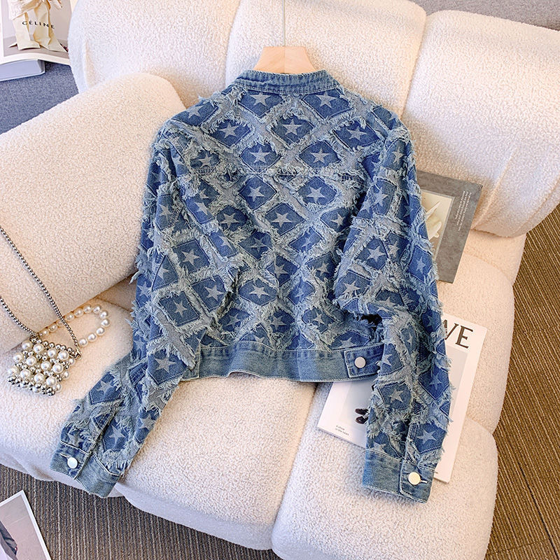 Mantel Frauen Denim Mäntel Run – Patchwork Jean Jacket Bewertung und Preis
