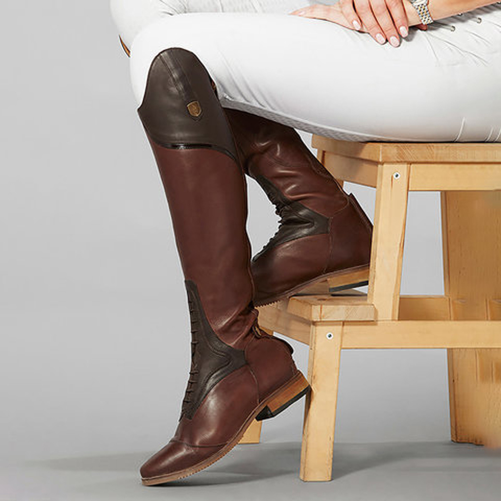 Kniehohe Stiefel, Freizeitstie – Vintage Fashion Heels Bewertung und Preis