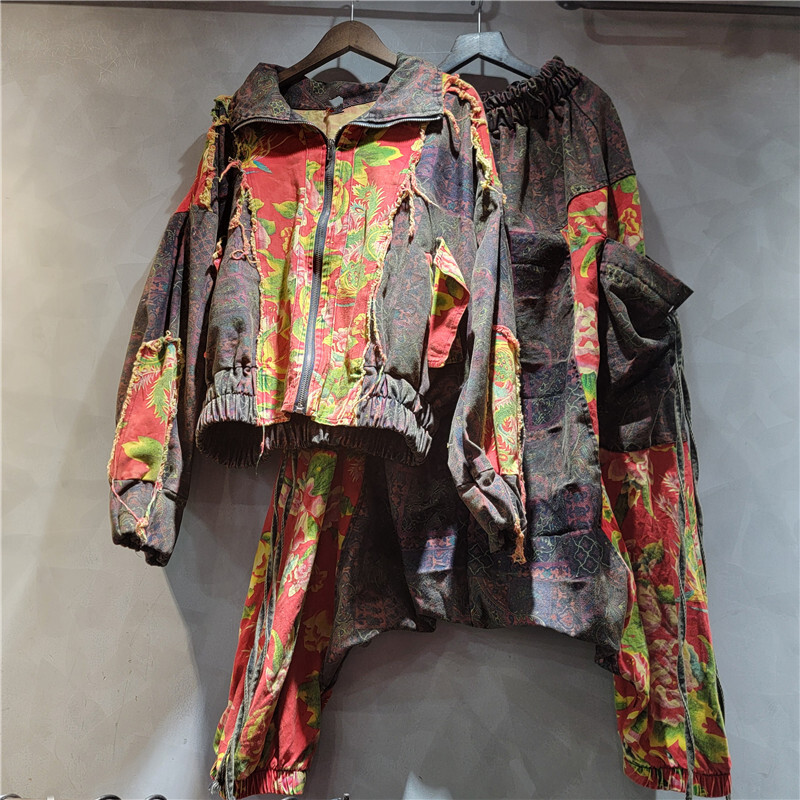 WTHT Vintage Trendy frauen Pat – Patchwork Jean Jacket Bewertung und Preis
