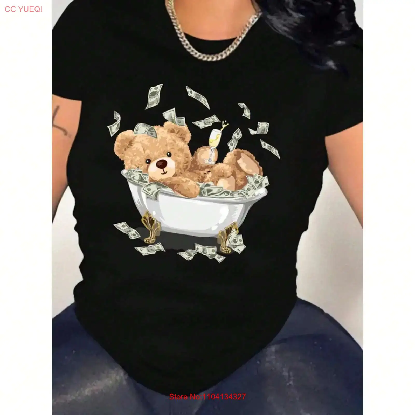 Dollar Bear Damen-T-Shirt aus  – Vintage Fashion Patterns Bewertung und Preis