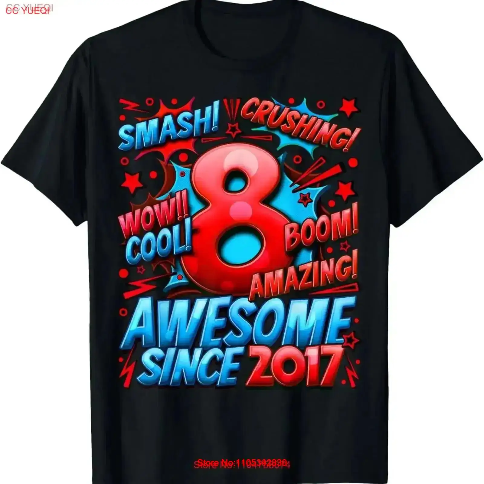 T-Shirt zum 8. Geburtstag für  – Vintage Fashion Years Bewertung und Preis