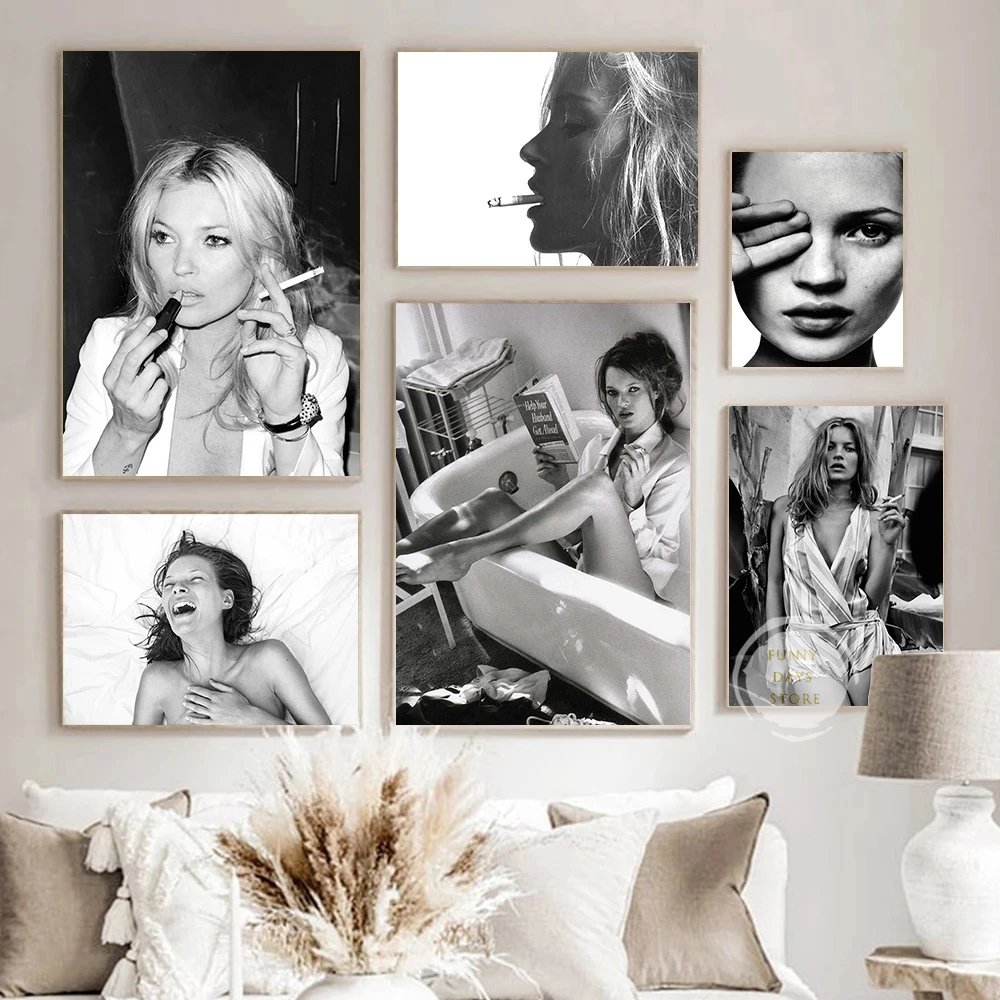 Vintage Sexy Supermodel Kate M – Vintage Vogue Fashion Poster Bewertung und Preis