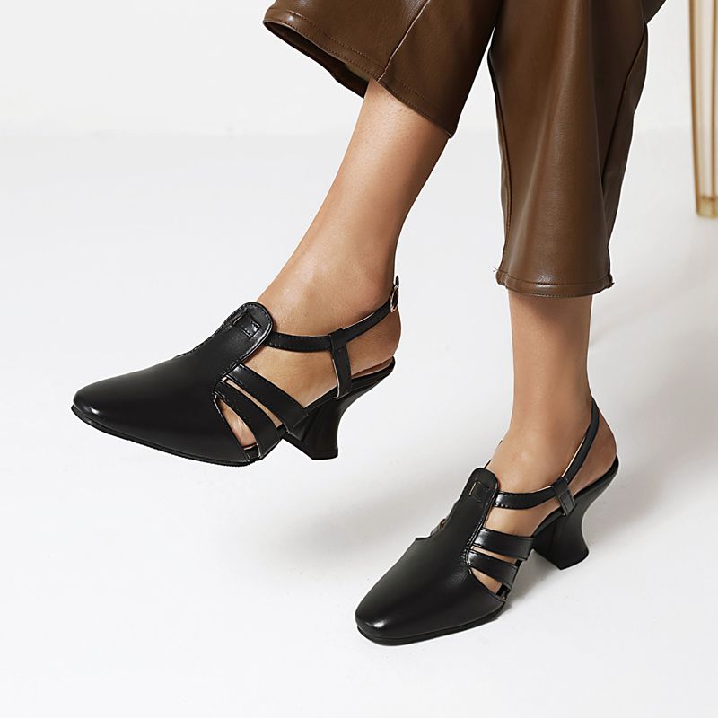 SIMLOVEYO 2025 Modische Alltag – Vintage Fashion Heels Bewertung und Preis