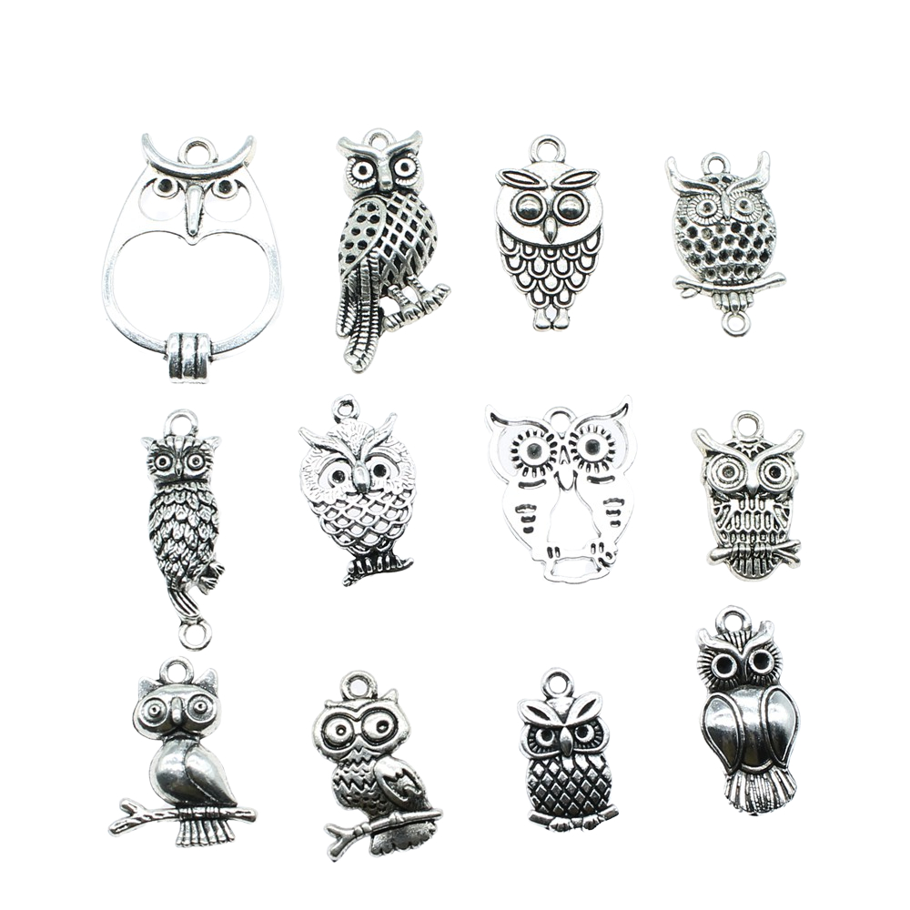 10 Stück Charms Eule Antik Sil – Vintage Fashion Tumblr Bewertung und Preis