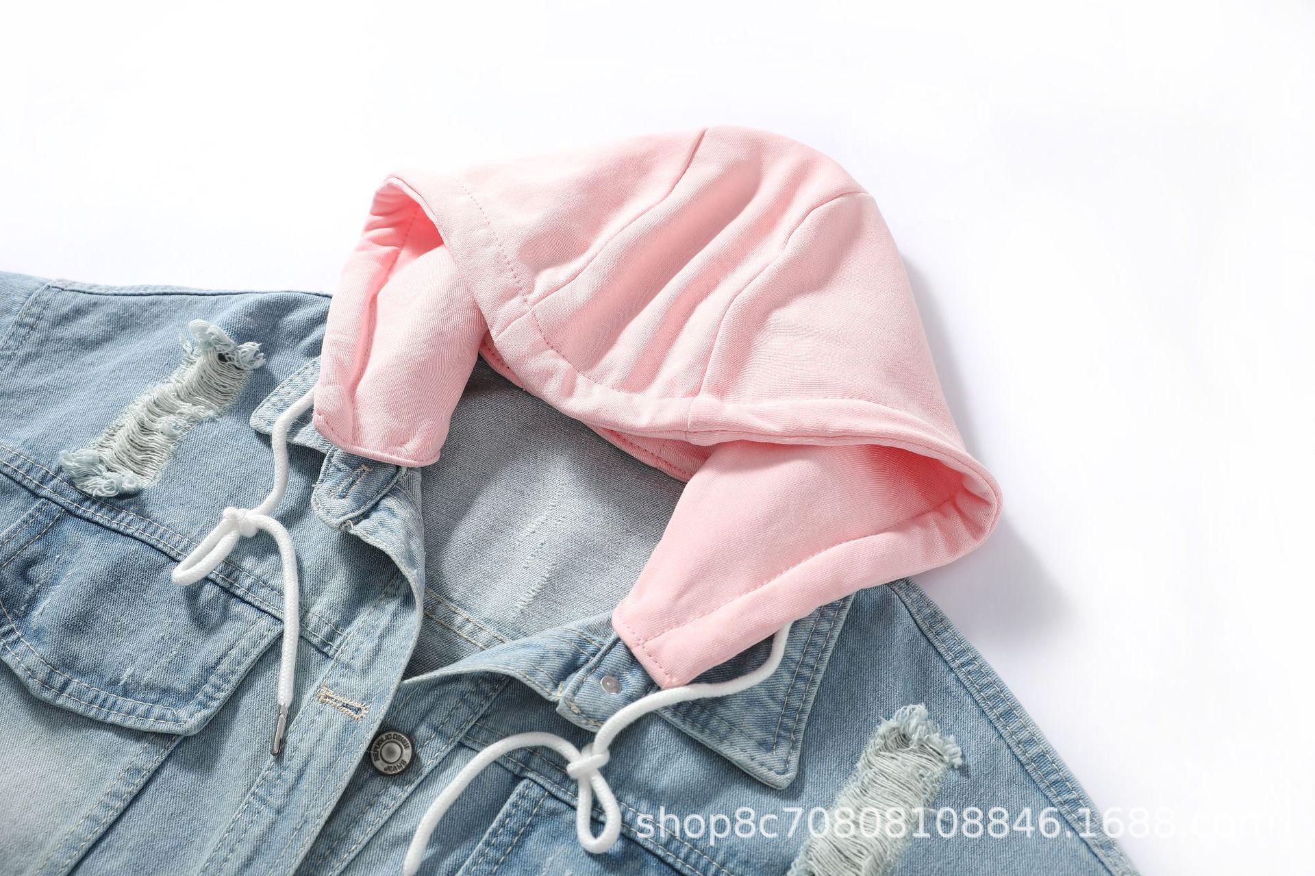 Lose Kapuzen paneele im europä – Patchwork Jean Jacket Bewertung und Preis