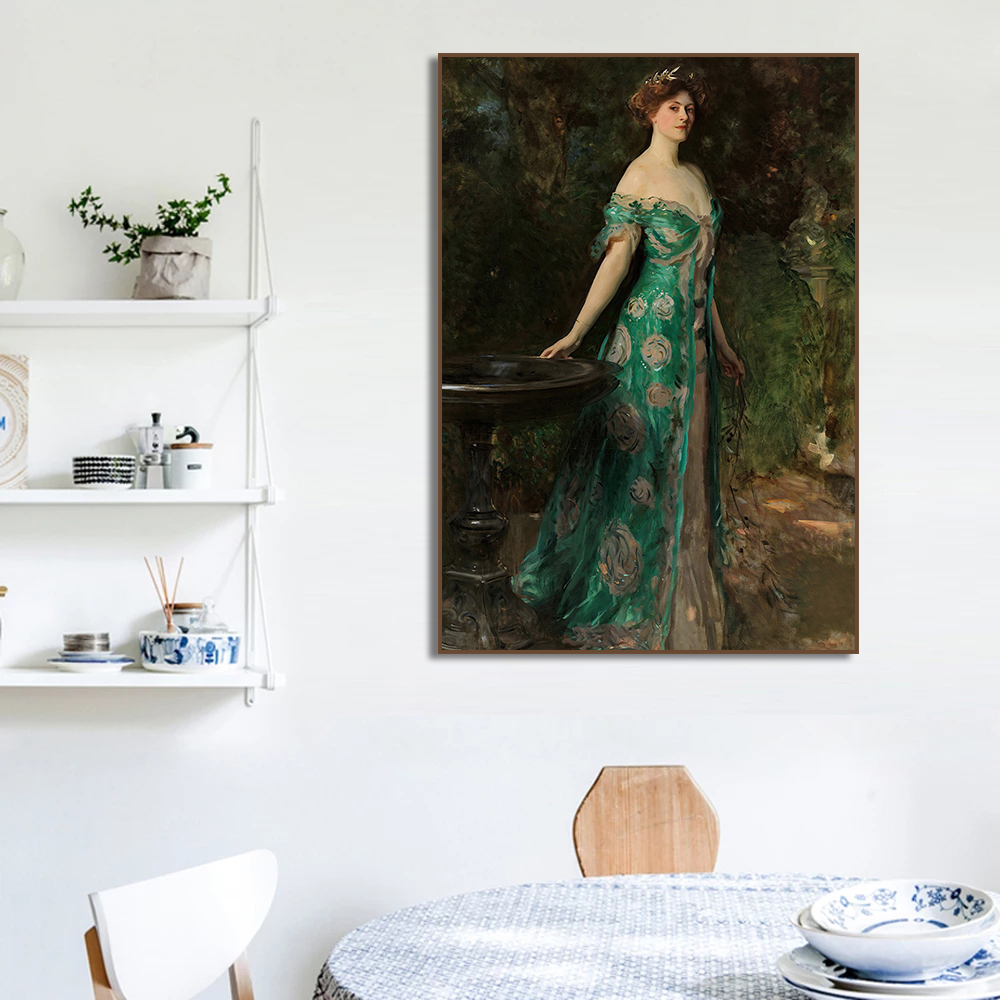 Renaissance Frauenporträt Post – Vintage Vogue Fashion Poster Bewertung und Preis