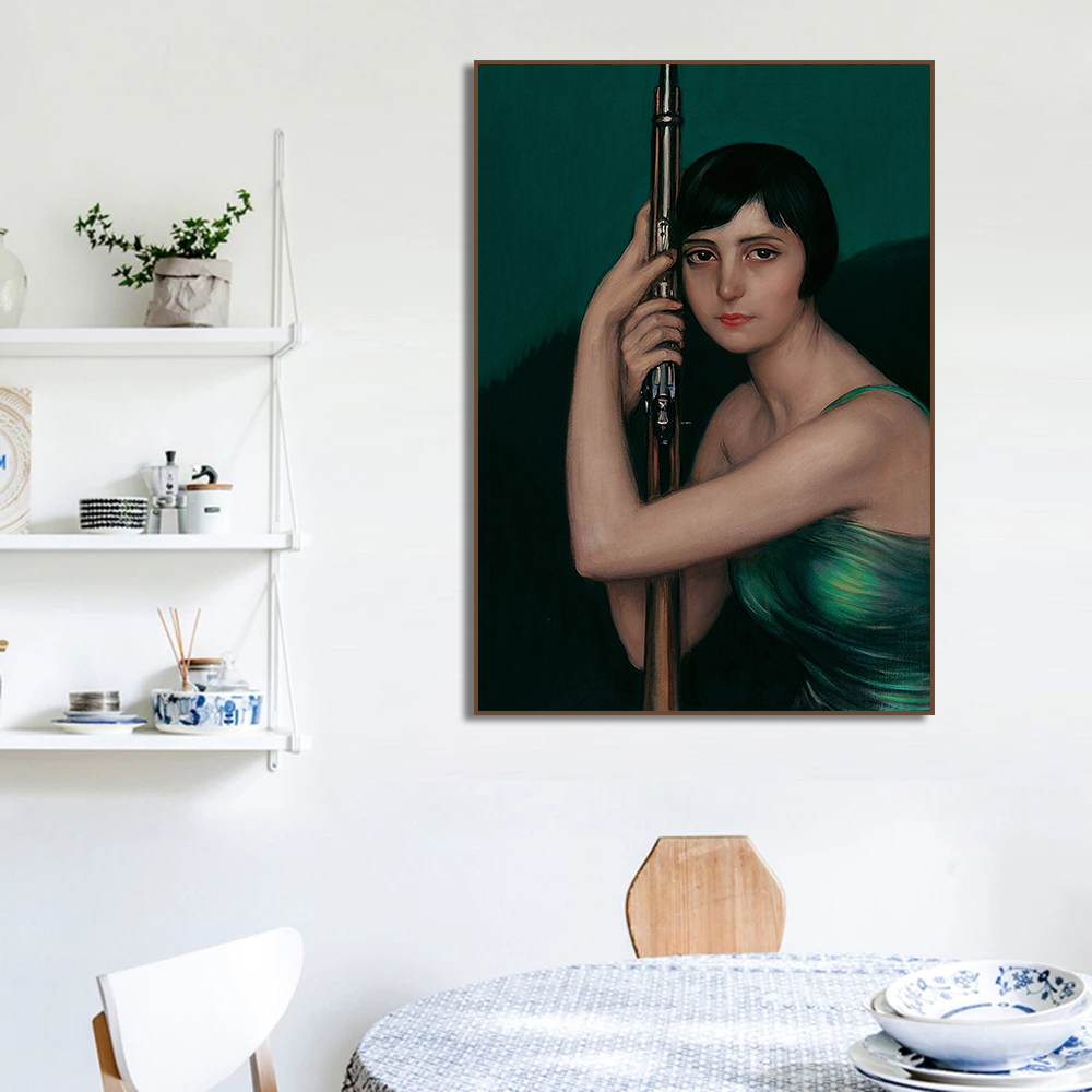 Renaissance Frauenporträt Post – Vintage Vogue Fashion Poster Bewertung und Preis