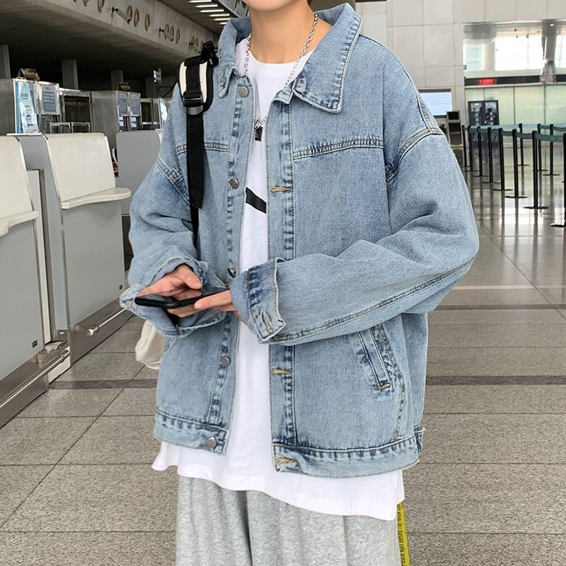 Winter 2025, männliche Jeansmä – Patchwork Jean Jacket Bewertung und Preis