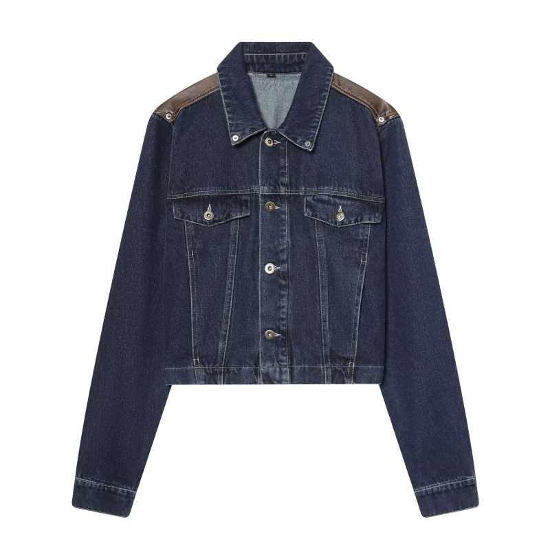 ETJ Damen Jeansjacke & Jeans S – Patchwork Jean Jacket Bewertung und Preis