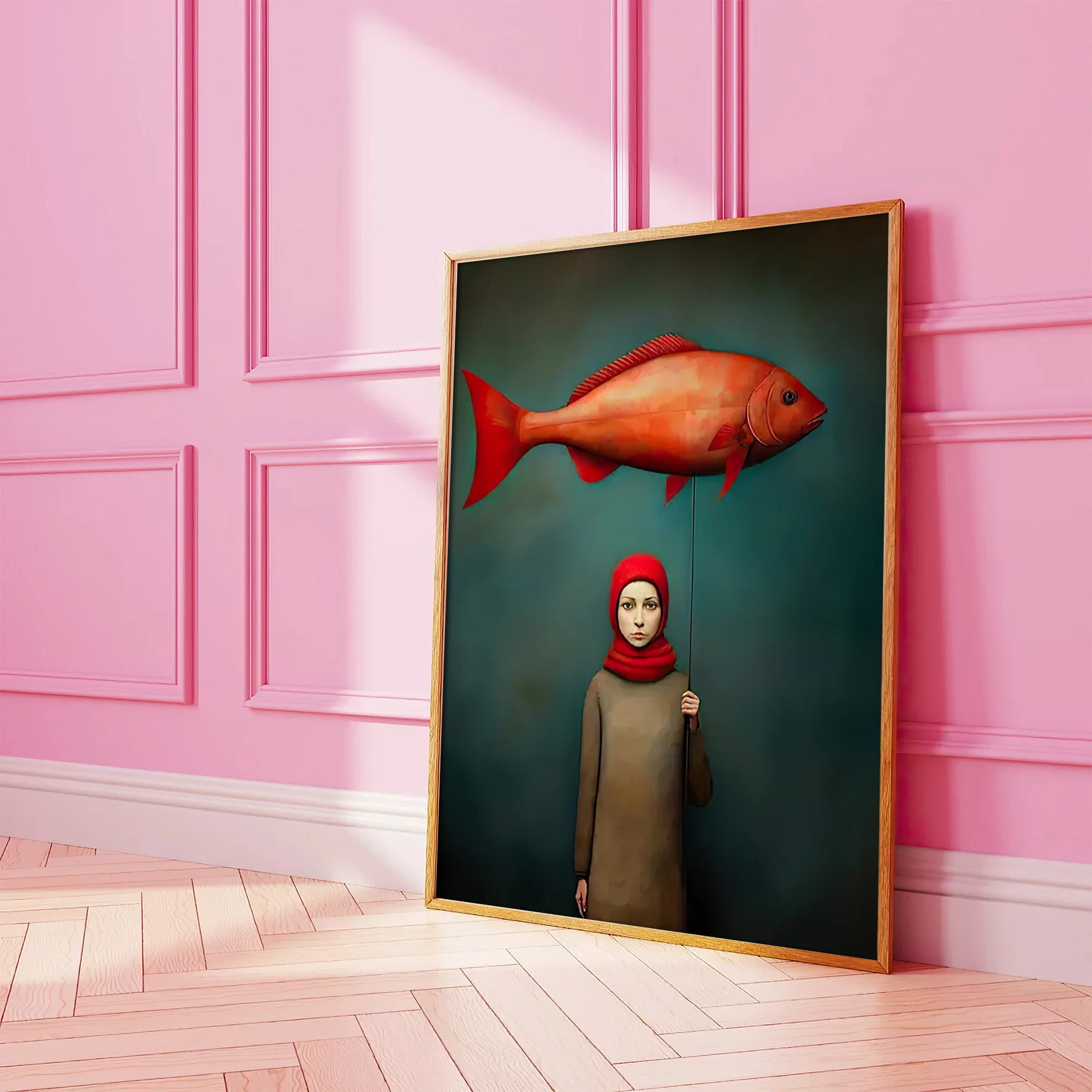 Mode Fisch Leinwand Malerei Dr – Vintage Vogue Fashion Poster Bewertung und Preis