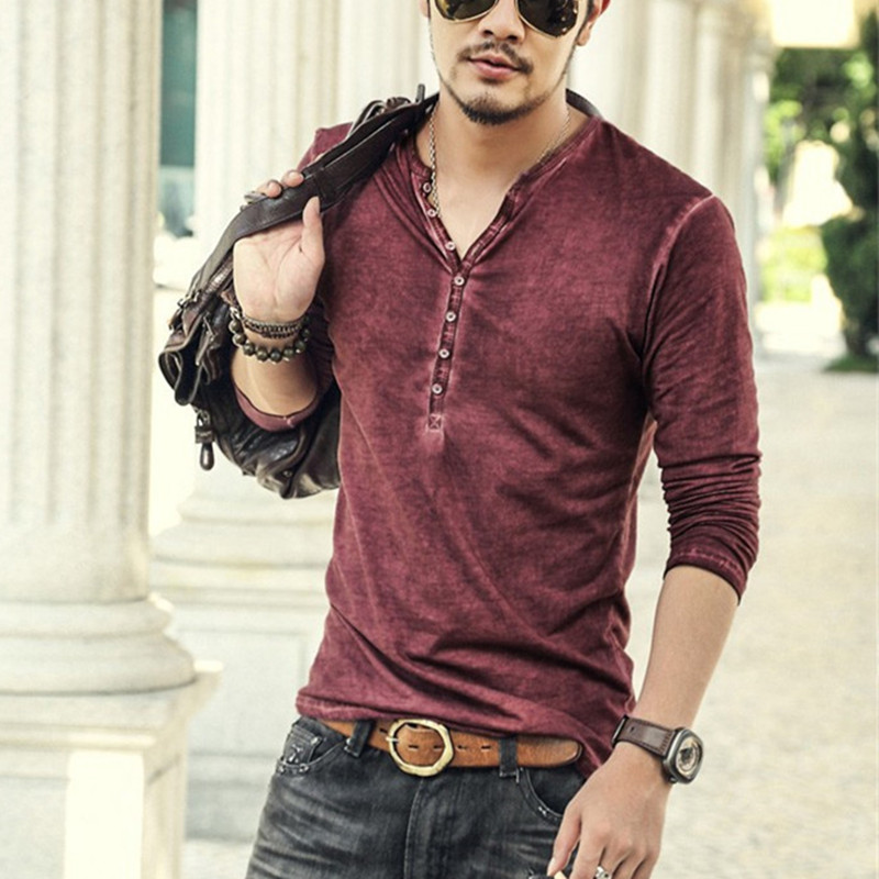 Vintage Distressed Herren V-Ne – Vintage Fashion Looks Bewertung und Preis