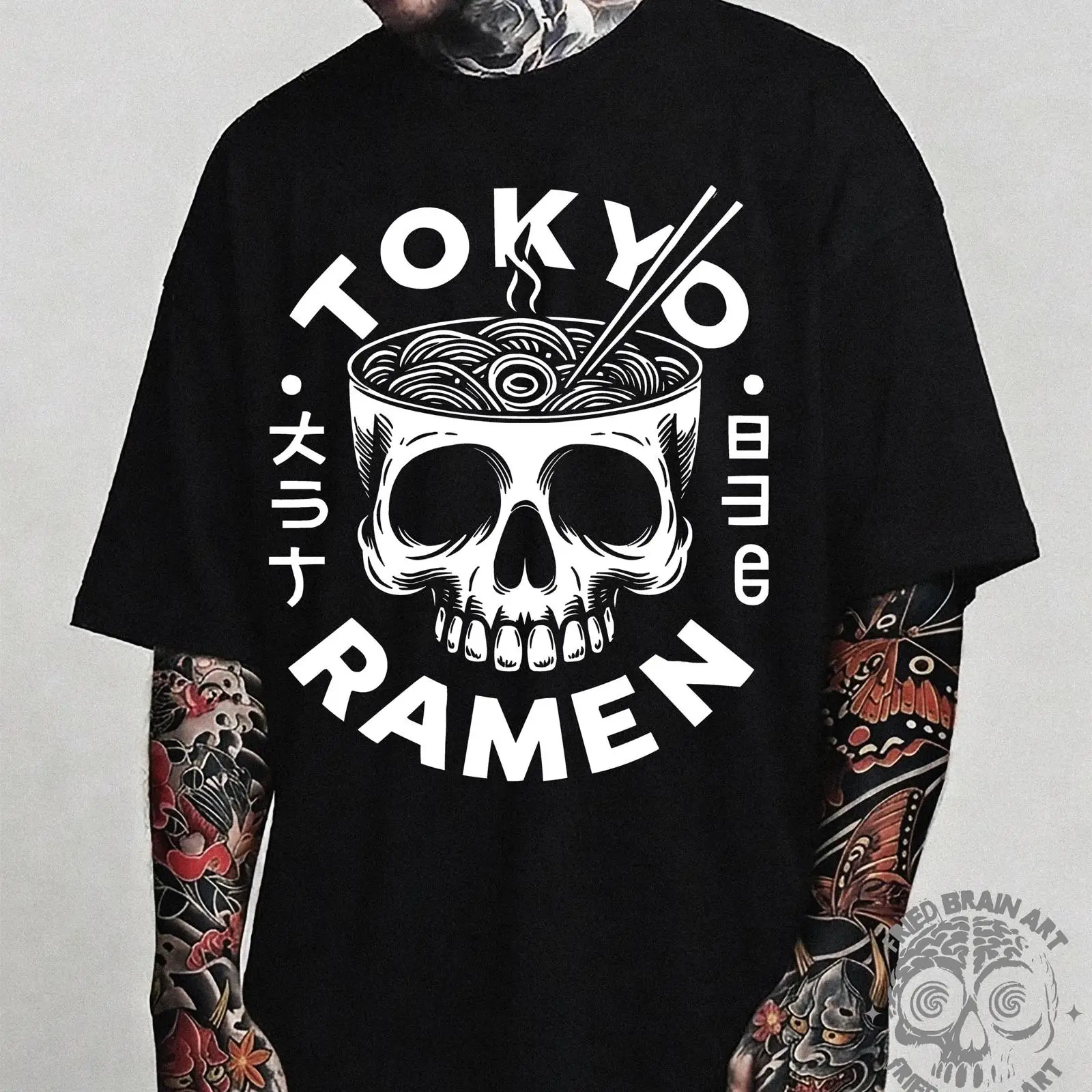 Tokyo Skull Ramen T-Shirt, jap – Vintage Fashion Tokyo Bewertung und Preis
