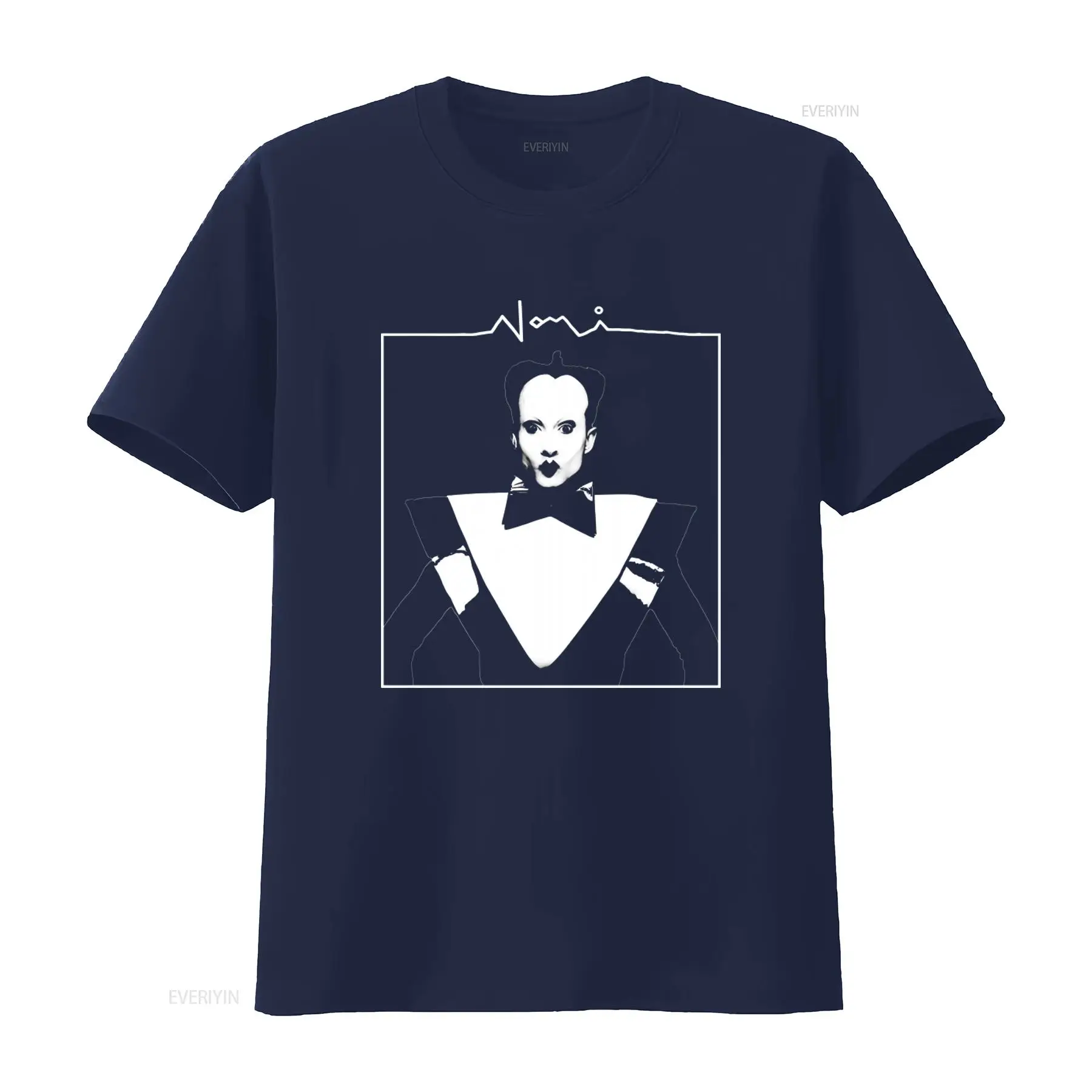 Klaus Nomi Face Print Herren-T – Vintage Fashion Looks Bewertung und Preis