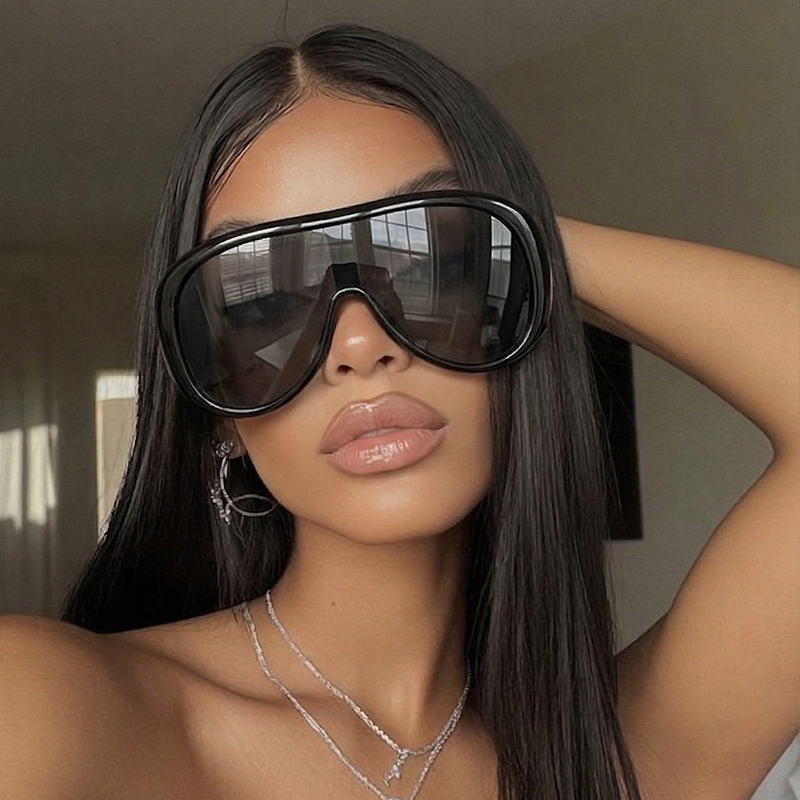 Übergroße One-Piece-Sonnenbril – Vintage Fashion Glasses Bewertung und Preis