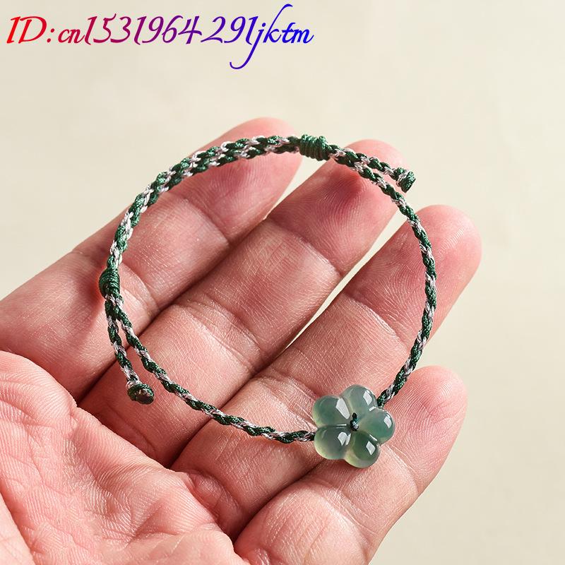Burmesisches Jadeit-Blumenarmb – Vintage Fashion Accessories Bewertung und Preis