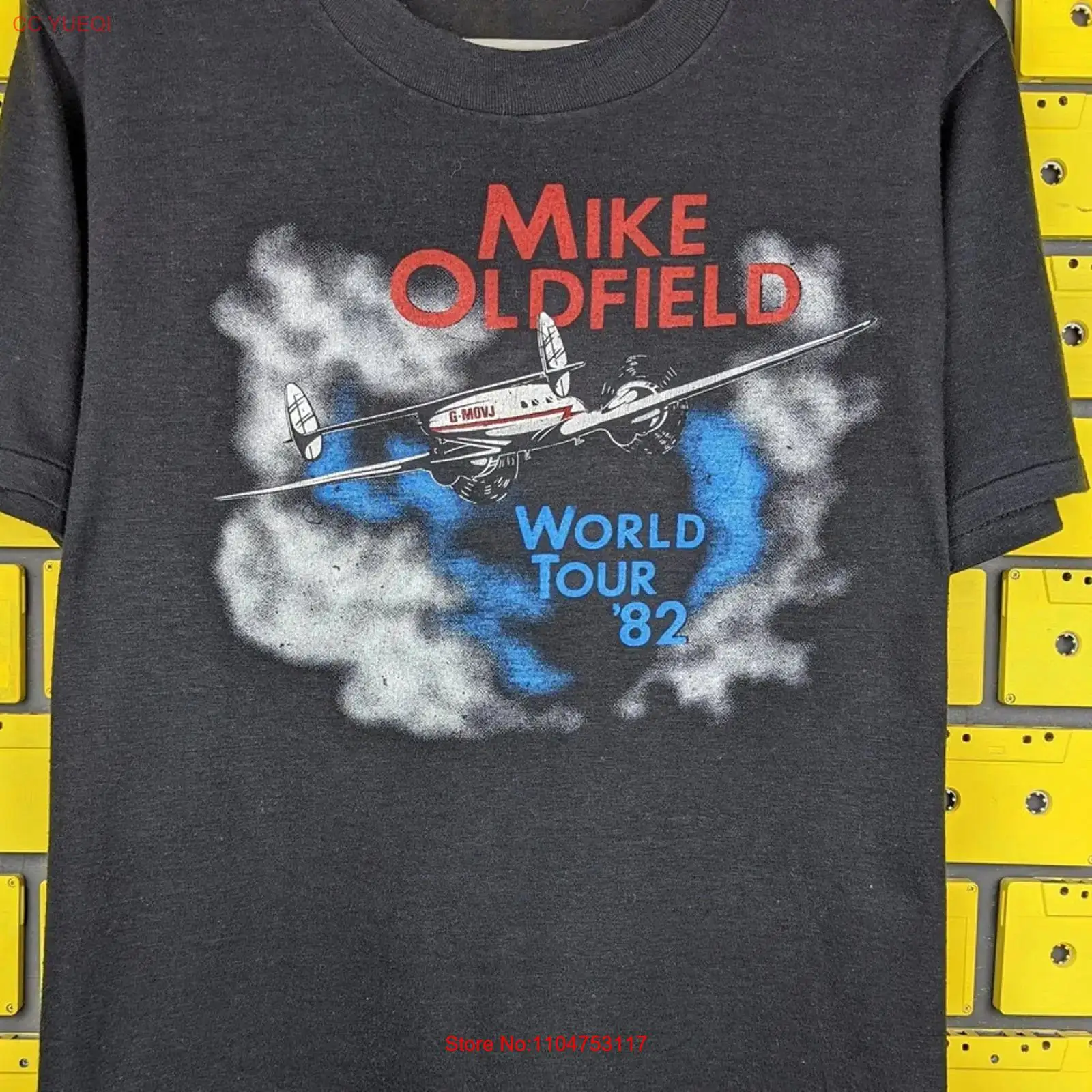 Mike Oldfield WORLD TOUR schwa – Vintage Fashion World Bewertung und Preis