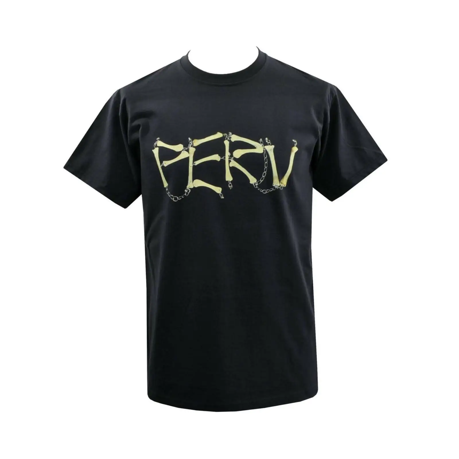 PERV Bones T-Shirt für Herren  – Vintage Fashion Font Bewertung und Preis