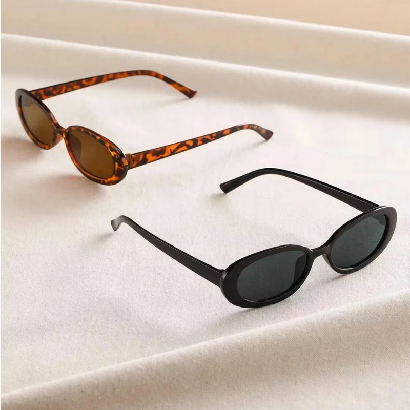 Vintage ovale Sonnenbrille für – Vintage Fashion Brands Bewertung und Preis