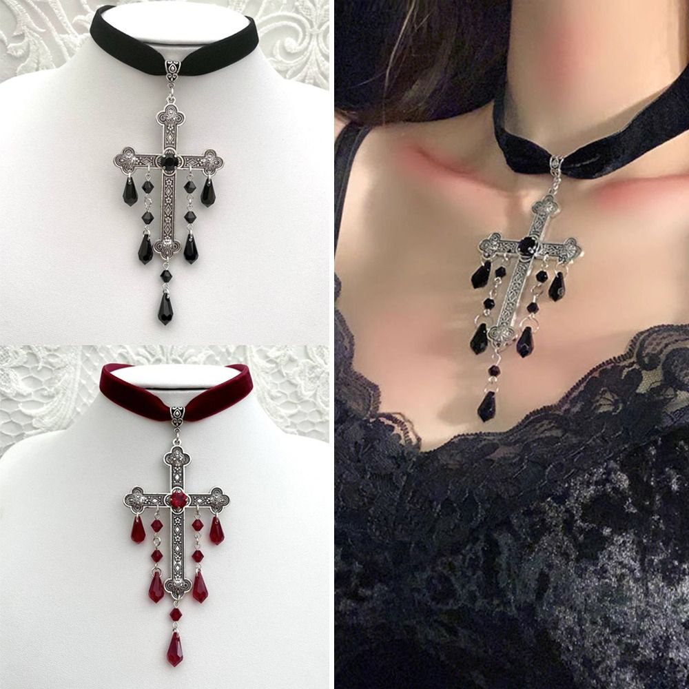 Retro-Stil, großer Kreuz-Anhän – Vintage Fashion Looks Bewertung und Preis